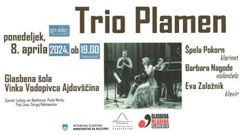 Koncert 33. sezone "GM oder" - TRIO PLAMEN