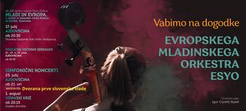 SIMFONIČNI KONCERT EVROPSKEGA MLADINSKEGA ORKESTRA ESYO