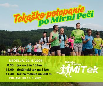 Tekaško potepanje po Mirni Peči