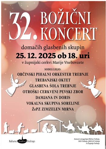 32. Božični koncert domačih glasbenih skupin