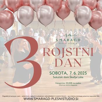 Rojstni dan Plesnega studia Smaragd