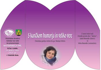 Materinski dan 2026 – S kančkom humorja in veliko vere