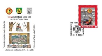 Filatelistična razstava na temo gasilstva
