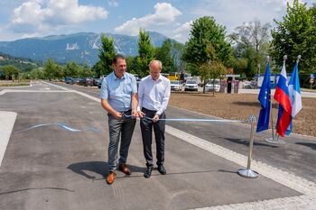 Slavnostno odprtje Centralnega parkirišča Bled