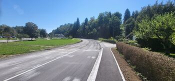 Gradbena dela na Rečiški cesti so končana