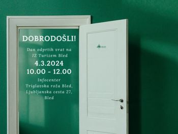 V ponedeljek bo potekal prvi Dan odprtih vrat na JZ Turizem Bled