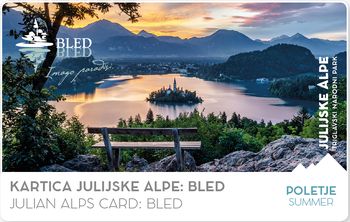 Poletna digitalna kartica doživetij Julijske Alpe: Bled ponovno na voljo