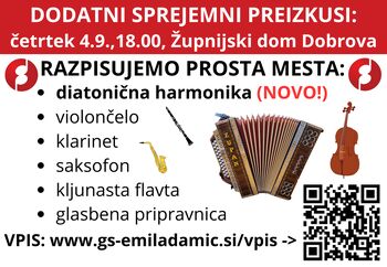 Uspešno šolsko leto Glasbene šole Emil Adamič