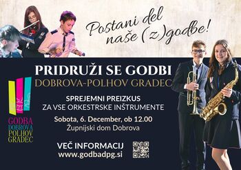Postani del naše (z)godbe!
