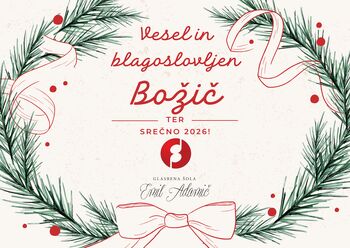 Voščilo Glasbene šole Emil Adamič