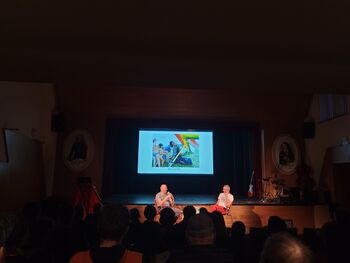 Pogovorni večer s Stanetom Krajncem v Polhovem Gradcu