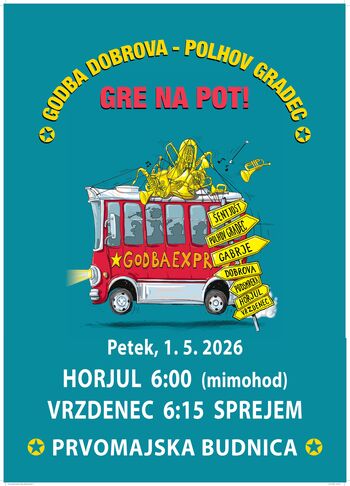 Prvomajska budnica – NAPOVEDNIK