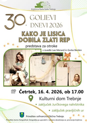 Otroška predstava Kako je lisica dobila zlati rep