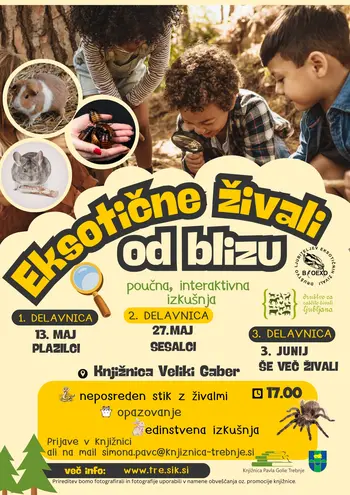 Eksotične živali od blizu - 1. delavnica