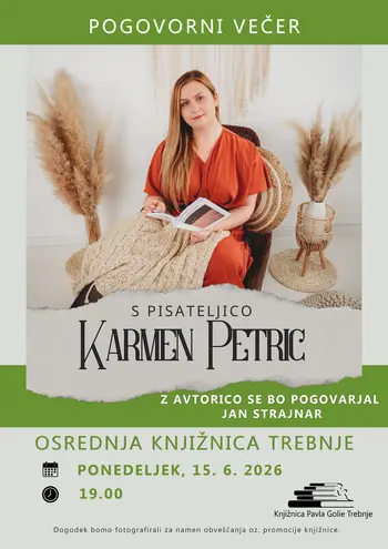 Pogovorni večer s Karmen Petric
