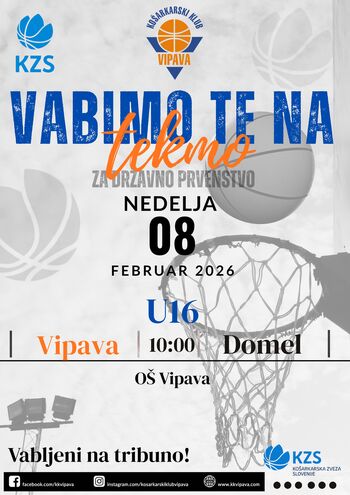 Košarkarska tekma ŽU16