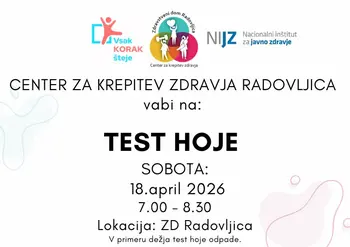 Občinski test hoje na 2 km