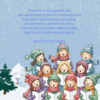 Voščilo Vrtca Kurirček Logatec