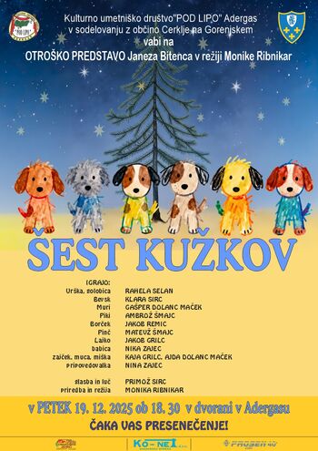 Šest kužkov - otroška predstava