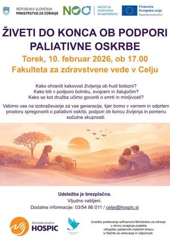 ŽIVETI DO KONCA OB PODPORI PALIATIVNE OSKRBE
