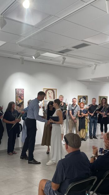 Uspeh članice Likovnega društva Mengeš