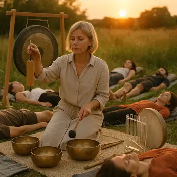 Učinki zvočnih kopeli in vodenih meditacij na sodobnega človeka