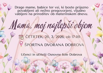 prireditev: Mama, moj najlepši objem 