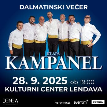 Dalmatinski večer s KLAPO KAMPANEL - Lendava