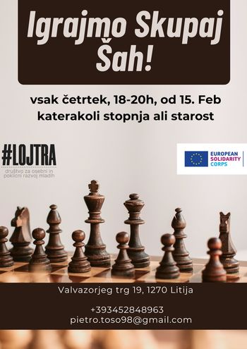 Tedensko šahovsko srečanje v Litiji