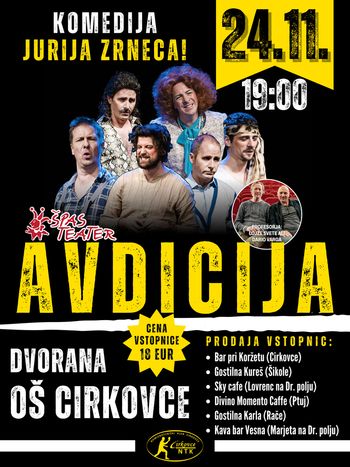AVDICIJA, komedija Jurija Zrneca