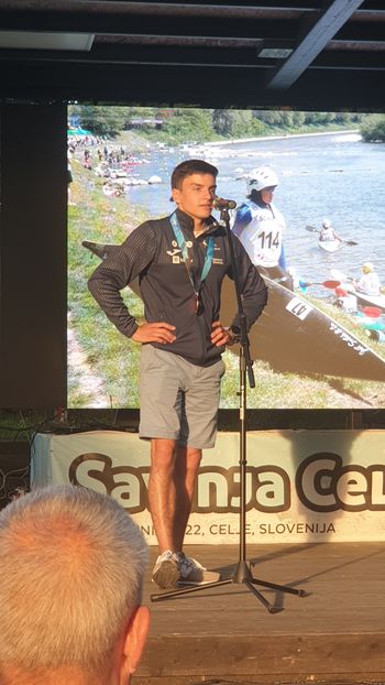 Lan Tominc, prejemnik bronaste medalje na svetovnem prvenstvu