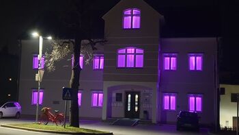 Obeležitev mednarodnega dneva invalidov, 3. decembra 2025 s prižigom vijolične luči