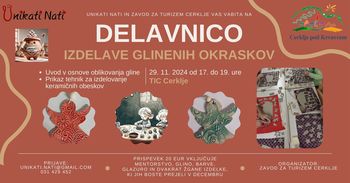Delavnica izdelave glinenih okraskov