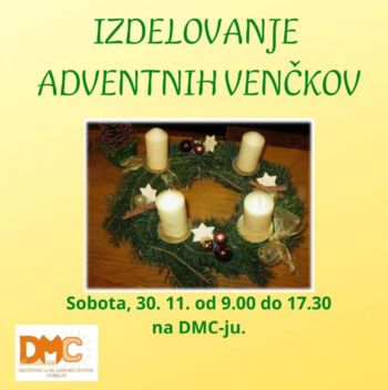 Izdelovanje adventnih venčkov