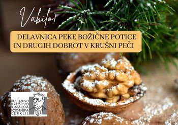 Delavnica peke božične potice v Borštnikovi hiši