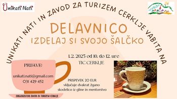 Delavnica izdelovanja iz gline - Izdelaj si svojo šalčko!