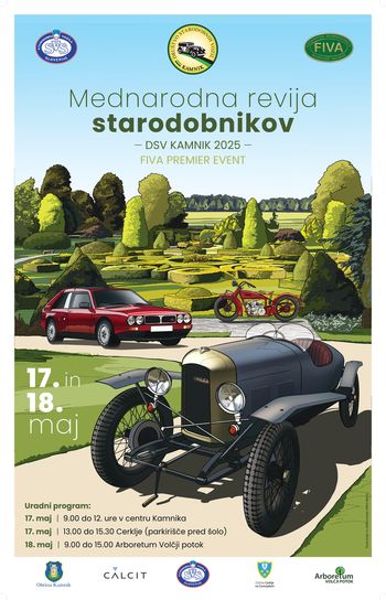 Mednarodna revija starodobnikov se ustavi v Cerkljah