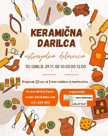 Delavnica KERAMIČNA DARILCA
