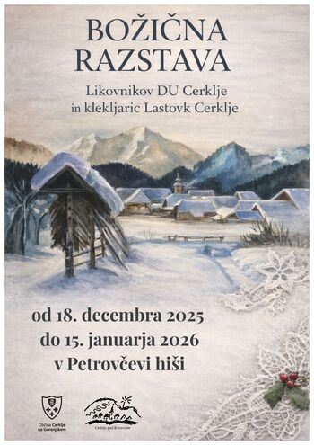 Božična razstava slik in čipk