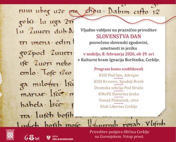 Slovenstva dan - prireditev ob kulturnem prazniku
