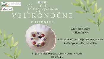 Poslikava velikonočne potičnice