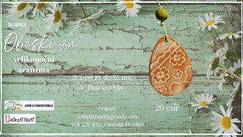 Obeski za velikonočni aranžma - delavnica