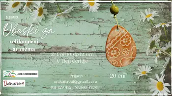 Obeski za velikonočni aranžma - delavnica