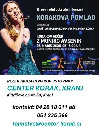 13. pomladni dobrodelni koncert KORAKOVA POMLAD