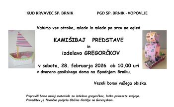 Izdelava gregorčkov in kamišibaj predstava