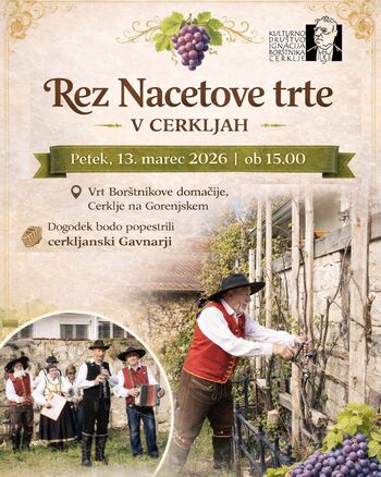 Rez Nacetove trte na Borštnikovi domačiji