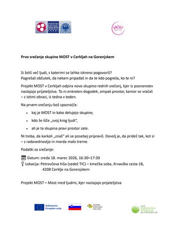 Srečanje skupine MOST