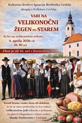 Velikonočni žegen po starem