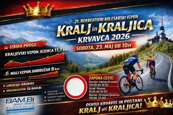 21. Kolesarski vzpon za Kralja in Kraljico Krvavca 2026