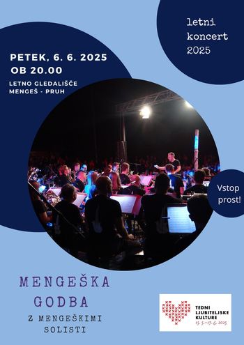 Mengeška godba vabi na nepozabni Letni koncert